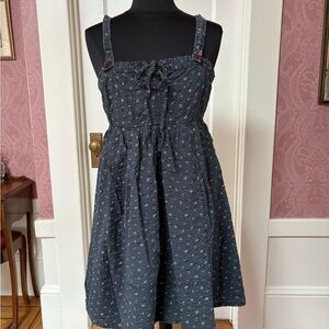 Marc Jacobs Dark Blue Floral Dress